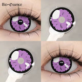 Anime Cosplay Contact Lenses Purple Lenses Halloween White Lenses Dragon Eye Cosplay Lenses Colored Pupils for Party
