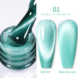 Gold Reflective Moonlight Gel Nail Polish Cat Magnetic Aurora Spar Glitter Semi-Permanant Varnish Nail Art Magnetic