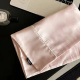 Luxury 100% Eucalyptus Lyocell Pillowcase 1pcs Smooth Silky Embedded Rope Jacquard Summer Cooling Envelope Style Pillow Cover