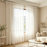 1pc Korean Retro Lace Sheer Curtain,Made Of Polka Dot Fabric Curtains for luxurious living room and bedroom Windows,Home Drapes