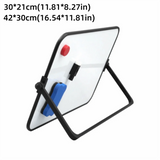 New Erasable Dry Erase White Board Portable Double-Sided White Board Easel with Stand Magnetic Whiteboard Memo To Do List