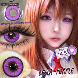 1 Pair Cosplay Colored Contact Lenses Red Lenses Halloween Blue Beauty Makeup Eyes Lenses Anime Purple Eyes Contacts