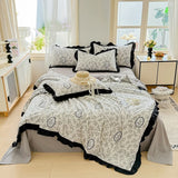 new skin-friendly washed cotton summer quilt printing air conditioner quilt summer cool quilt machine wash single double
