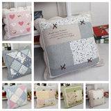 Flower-shaped Cushion Throw Pillows Cotton Fabric Pillows with Cores Cushions Cute Pillows Lumbar Pillows Sofa Pillow Set Square