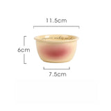 Powder Blusher Gradient Tableware Ins Style Household Gift Giving Creativity High Color Tableware Bowl