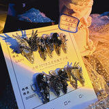 Handmade Nail Shot of Spicy Girl Heavy Industry Metal Lost Paradise Subculture Super Cool Spicy Girl Dark Personality  Nails