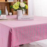 Table Cloth for Home Linen Cotton Plaid Stripe Dining Tablecloth Kitchen Decorative Rectangular Coffee Cuisine Party Table Cover