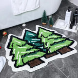 Christmas Tree Home Rugs Bedroom Rug Carpet Floor Mat Entrance Door Bedroom Bath Toilet Anti Slip Mats Imitation Cashmere Carpet