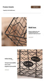 Handheld Coffee Capsule Storage Basket Candy Snack Storage Frame capsule organizer Fruit Basket Living Room Desktop Decoration
