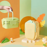 Radish Shape Lunch Box, Children's Food Box, Stainless Steel Bento Box with Carrying Handle, Creative Food Containers