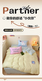 Kawaii Cartoon Dog Washed Cotton Bedding Set for Girl Boys Skin-friendly Duvet Cover Set with Sheet Soft Comfortable Quilt Cover