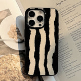 Luxury Personality Striped Soft Phone Case For iPhone 16 15 14 13 12mini 11 Pro Max XS XR X 7 8 Plus Shockproof Protective Cover