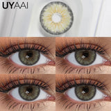NEW Colored Pupils Makeup Green Contact Lenses Beauty Women Colored Pupils Cosmetic Brown Natural Pupils