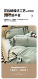 Bedclothes Lace Style Bed Sheets Set Skin-friendly Bedding Set Single Double King Duvet Cover Bed Linen Set For Girls