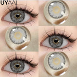 Color Contact Lens Natural Pupils Green Lens Makeup Colored Pupils Gray Contact Lenses Brown Cosmetics Natural Pupils