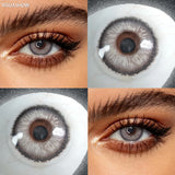 14.2mm Half Yearly Small Pupil Natural Tone Soft Colored Contact Lenses All Day Hydrating Cosmetic Lens For Daily Wear