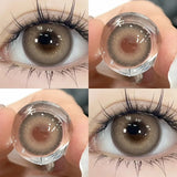 1 Pair Brown Color Series Contact Lenses for Eyes Fashion Natural Lenses High Quality Soft Lens Cosmetics Pupils Yearly