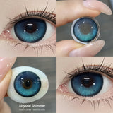 Pillow Dream Light Daily Disposable Color Contact Lenses 14.5mm Big Diameter 40% Water Content Purple Blue Green Brown C