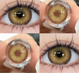 1 Pair Brown Color Series Contact Lenses for Eyes Fashion Natural Lenses High Quality Soft Lens Cosmetics Pupils Yearly