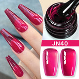 10ml Purple Red Series Gel Nail Polish Winter Dark Purple Nail Art Varnish Semi Permanent Soak Off UV LED Gel