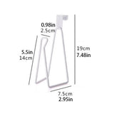 Bathroom Tissue Holder, Sturdy Toilet Paper Holder, Punch-free Tissue Holder for Bathroom-kitchen and Closet, Multi-purpose Hook