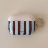 Korea Stripe Earphone Case For Airpods 1 2 3 4 Cover For Airpods Pro 2 2nd Headphone Accessories INS Cute Soft Protection Funda