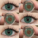 1pair Colored Pupils for Eyes Green Eye Color Lenses Brown Natural Blue Eye Lenses High Quality Gray Lenses Soft Pupils