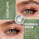 Brown Colored Contact Lenses With Prescription 14.5mm 6 Months Disposable Blue Soft Lens for Eye Makeup
