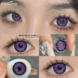 1Pair Cosplay White Color Contact Lenses Halloween Scary Contact Lenses Crazy Red Eye Makeup Lenses Black Beauty Pupils