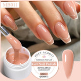 20ml Nude Pink Nail Extension Gel – UV/LED Soak-Off Builder Gel for Professional French Manicure