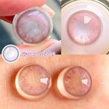 2pcs/pair Beauty Purple Contact Lenses for Eyes Myopia Colored Contact Lenses Natural Blue Lens Fashion Cosplay Pupils