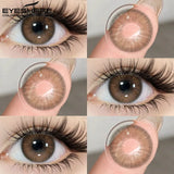 1pair Colored Contact Lenses for Big Eyes Blue Beauty Pupils Gray Eye Lenses Brown Eye Contacts fashion Green Lenses