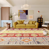 Carpet for Living Room Creative Art Floral Print Large Area Bedroom Rug Fashion Light Luxury Home Decoration Coffee Table Mat 러그