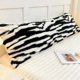 New 1PCS Rabbit plush pillowcase milk plush long pillowcase extended strip flannel pillowcase does not contain pillow core