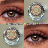 Big Eyes Black Colored Contact Lenses Gray Eye Lenses Natural Brown Pupils Makeup Cosmetic Green Contact Lens Blue