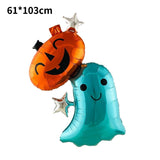 Halloween Decoration Balloon Pumpkin Ghost Spider Foil Balloons Toys Bat Globos Halloween Party Supplies