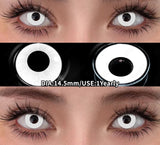 Cosplay Colored Contact Lenses Crazy White Lenses Red Anime Contacts Halloween Beauty Makeup Lens Black Eyes Contacts
