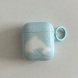 Korean Cartoon Cute Blue Dolphin Pattern Couple Earphone Case For AirPods 4 New Soft Cover For AirPods Pro 2 3 1 With Pendant