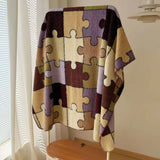 Microfiber Velvet Blanket Feather Yarn Striped Patchwork Nap Blanket Camping Warm Leisure Single Double Bed Blanket Sofa Throw