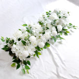Ikeehome  100cm DIY Wedding Flower Wall Decoration Arrangement Supplies Silk Peonies Rose Artificial Floral Row Decor Wed Arch Backdrop