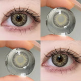 1 Pair Color Contact Lenses For Eyes Natural Gray Blue Beautiful Pupil Soft Natural Accessories Yearly Cosmetic Pupils