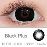 Brown Plus 16mm Black Plus Lenes Super Size Big Eye Black Anime Cute Color Soft Lenses Halloween Crazy Contact Lenses