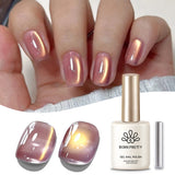 10ml/15ml Hyacinth Cat Magnetic Gel Nail Polish Purple Jelly Glass Shine Soak Off UV Salon Nail Art Home Manicure