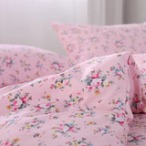 New Spring Summer Pure Cotton Four-Piece Set Beautiful Country Sle Small Flower Print Warm Bedding Duvet Cover eet
