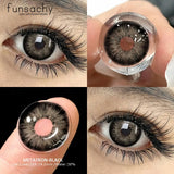 Color Contact Lenses for Eyes 1 Pair Gray Fashion Cosmetic Lenses Green Pupils Gray Natural Eye Contacts Women Eye Lens