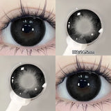1 Pair(2pcs) Brown Beauty Colored Contact Lenses for Eyes Purple Halloween Lens Big Eye Lens Natural Look Gray Blue Lens