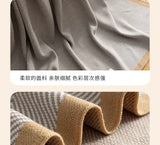 Nordic Light Luxury Blanket Living Room Nap Sofa Cover Blanket Bedside Decor Travel Office Shawl Knitted Throw Blanket Camping