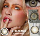 1 Pair Colored Contact Lenses for Eyes Blue Eye Lenses Green Contact Lenses Gray Pupils Lens Brown Eye Lenses Yearly