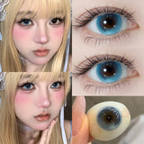 1Pair NEW Blue Eye Contact Lenses Color Pupils for Eyes Korean Style Green Natural Cosmetics Colorcon Contacts