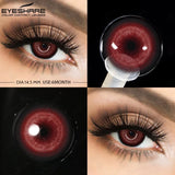 1pair/2pcs Colored Contact Lenses for Eyes Pink Contacts Purple Lens Cosplay Contact Lenses Blue Fashion Red Soft Lenses